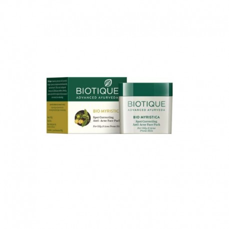 Biotique Bio Myristica Spot Correcting Anti-Acne Face Pack 20gm