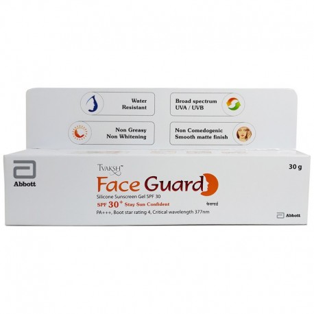Tvaksh Face Guard Sunscreen Gel SPF30 30gm
