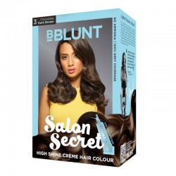 BBlunt Salon Secret High Shine Creme Hair Colour Chocolate Dark Brown 50gm