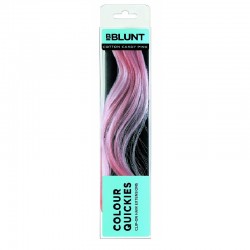 BBlunt Colour Quickies Clip On Hair Extension Cotton Candy Pink