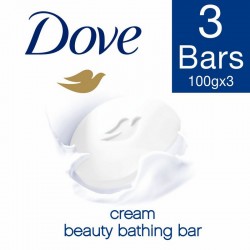 Dove Cream Beauty Bathing Bar 3 x 100gm
