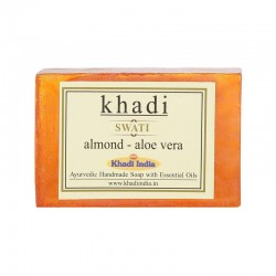 Khadi Almond Aloevera Handmade Soap 125gm