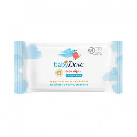 Dove Baby Wipes Rich Moisture 50 Pieces