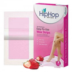 HipHop Body Wax Strips With Argan Oil Strawberry 8 Strips