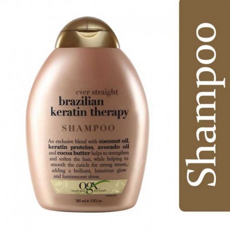 Organix Ever Straight Brazilian Keratin Therapy Shampoo 385ml