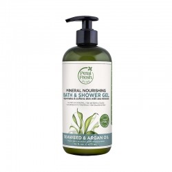 Petal Fresh Pure Mineral Nourishing Bath & Shower Gel Seaweed & Argan Oil 475ml