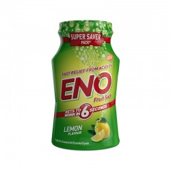 Eno Fruit Salt Fast Relief From Acidity Lemon Bottle 100gm