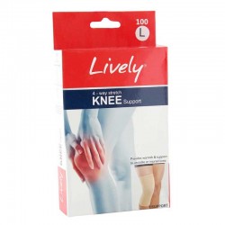 Lively 4 Way Stretch Knee Support Large Size