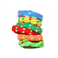 ladies Health & Glow Assorted Color Rubber Band Small Pack Of 6