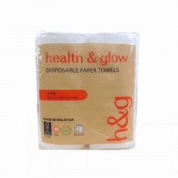 ladies Health & Glow Disposable Paper Towels 2 Ply Pack of 2 Roll